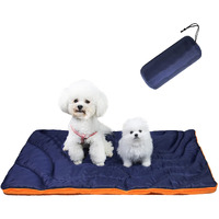 Geerduo Outdoor Dog Mat Portable Waterproof Washable Large Size Roll Up Travel Camping Pet Bed (Large)