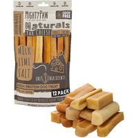 Mighty Paw Yak Cheese Chews For Dogs | All-Natural Long Lasting Pet Treats. Odorless And Great For Oral Health. Limited-Ingredient Chews For Puppies & Power-Chewers (Small, 12 Pack)