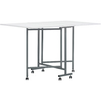 Sew Ready Studio Designs Mobile Folding Cutting (36H) In Silverwhite Craft Table, Large
