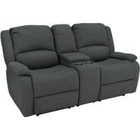 Recpro Charles Collection  70 Double Recliner Rv Sofa  Rv Zero Wall Loveseat  Wall Hugger Recliner  Rv Theater Seating  Rv Furniture  Rv Living Room (Slideout) Furniture  Cloth (Oatmeal)
