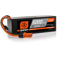 Spektrum 11.1V 5000Mah 3S 100C Smart Hardcase Lipo Battery: Ic5, Spmx50003S100H5