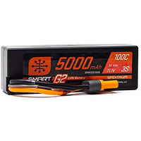 Spektrum 11.1V 5000Mah 3S 100C Smart G2 Hardcase Lipo Battery: Ic5, Spmx53S100H5
