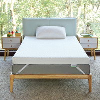 Novilla 4 Inch Memory Foam Mattress Topper Full, Medium Firm Full Size Mattress Topper, Gel & Bamboo Charcoal Infused For Motion Isolation & Pressure Relieving, With Breathable Bamboo Cover, Full Size