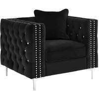 Lilola Home Lhf-89714-C Chair, Black