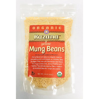 Kazana Yellow Mung Beans Usda Certified Organic - 16 Oz (453G)