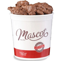 Mascot Nut Candy Since 1955 - Pecan Clusters Smooth Milk Chocolate Caramel And Pecans 1.25 Pounds - Individually Wrapped - Gift Box And Resealable Tub