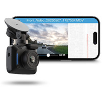 Type S S400 Smart Car Cam 4K Uhd Car Dash Cam, Dash Cam Front 24-Hour Surveillance, Wide Viewing Angle, Enhanced Night Vision, Included 16Gb Micro Sd Card, Built-In Gps, Live Stream On Your Phone