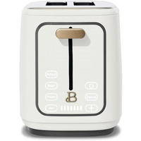 Beautiful 2 Slice Touchscreen Toaster, White Icing