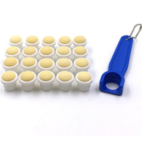 Tapp Collections Bingo Dauber Plain Tips 20-Pk And Ez Lift Dauber Tip Removal Tool - Blue