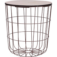 Vidaxl Coffee Table Copper  15.6"" Mdf