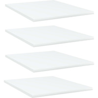 Vidaxl Bookshelf Boards 4 Pcs White 15.7""X19.7""X0.6"" Engineered Wood