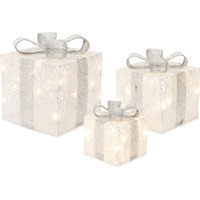 Lighted Presents (Set Of 3)