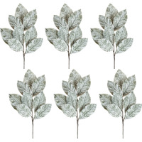 Magnolia Leaf Spray (Set Of 6)