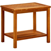 Vidaxl Coffee Table 19.7""X13.8""X17.7"" Solid Acacia Wood