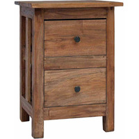 Vidaxl Nightstand Solid Reclaimed Wood 15.7""X11.8""X20.1""