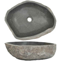 Vidaxl Basin River Stone Oval 17.7""-20.9""