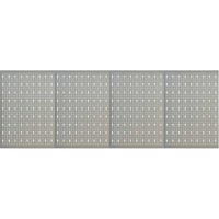 Vidaxl Wall-Mounted Peg Boards 4 Pcs 15.7""X22.8"" Steel