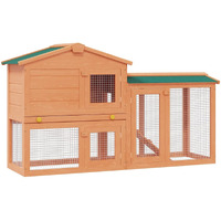 Outdoor Large Rabbit Hutch Small Animal House Pet Cage Wood