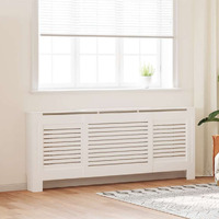 Vidaxl Mdf Radiator Cover White 80.7""