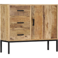 Vidaxl Sideboard 34.6""X11.8""X28"" Solid Mango Wood