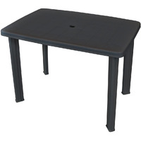 Vidaxl Patio Table Anthracite 39.8""X26.8""X28.3"" Plastic