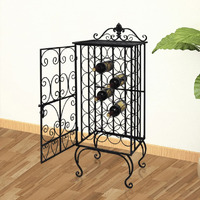 Vidaxl Wine Rack For 28 Bottles Metal