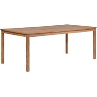 Vidaxl Patio Table 78.7""X39.4""X30.3"" Solid Teak Wood