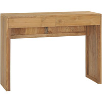 Vidaxl Console Table 39.4""X13.8""X29.5"" Solid Teak Wood