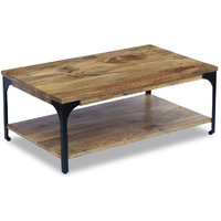 Vidaxl Coffee Table Mango Wood 39.4""X23.6""X15""