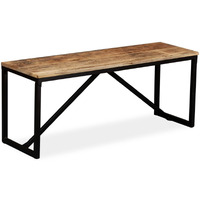 Vidaxl Bench Solid Mango Wood 43.3""X13.8""X17.7""