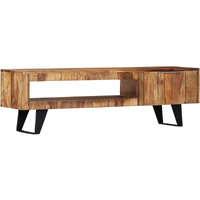 Vidaxl Tv Cabinet 55.1""X11.8""X15.7"" Solid Sheesham Wood