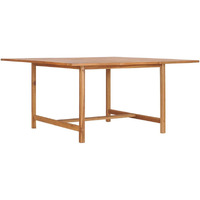 Vidaxl Patio Table 59.1""X59.1""X29.9"" Solid Teak Wood