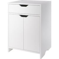 Nova 1-Drawer Storage Cabinet, White
