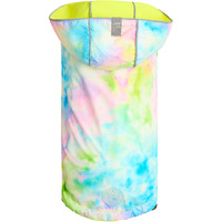 Gf Pet Reversible Raincoat - Neon Yellow With Tie Dye - Xl
