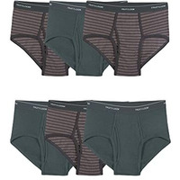 Fruit Of The Loom Men's Fashion Brief Assorted (Pack Of 6), Solids And Stripes, X-Large