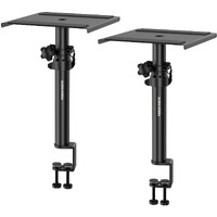 Vondynote Set Of 2 Studio Monitor Stands Desktop Speaker Stands With Desk Clamp