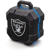 Soar Nfl Shockbox Led Wireless Bluetooth Speaker, Las Vegas Raiders