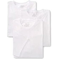 Fruit Of The Loom Mens Big And Tall Tag-Free Underwear & Undershirts Undershirts, Tall Man - Crew 3 Pack, Xx-Large Us