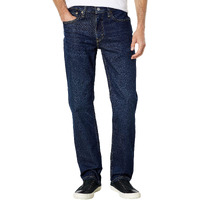 Levi's Men's 514 Straight Fit Cut Jeans (Also Available In Big & Tall), (New) Clean Run-Dark Indigo (Advanced Stretch), 34W X 34L
