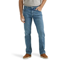 Wrangler Authentics Men's Classic 5-Pocket Regular Fit Jean, Vintage Blue Flex, 38W X 32L