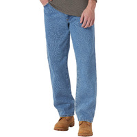 Rustler Men's Classic Regular Fit, Stonewash, 33W X 30L