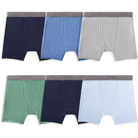 Fruit Of The Loom Mens 360 Stretch Boxer Briefs (Quick Dry & Moisture Wicking), Regular Leg-Coolsoft-6 Pack Colors May Vary, Medium