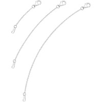 925 Sterling Silver Necklace Extender Sterling Silver Necklace Chain Extenders For Necklaces 2, 4, 6 Inches