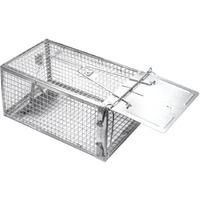 Szhlux Rat Trap,Mouse Traps Work For Indoor And Outdoor,Small Rodent Animal-Mice Voles Hamsters Cage,Catch And Release(Small), Silver (Sz-Sl2614X)