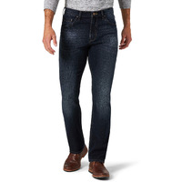 Wrangler Authentics Men's Slim Fit Straight Leg Jean, Raven, 32W X 34L
