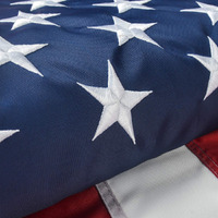 American Flag 3X5 Outdoor, Us Flag/Usa Flag With 300D Oxford Nylon, Sewn Stripes, Brass Grommets, Embroidered Stars, For Outdoor Use