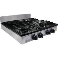 Koblenz Psk-400S 4-Burner Gas Stove, Silver