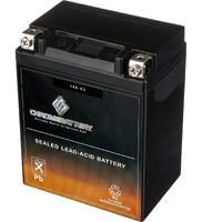 Yb14A-A2 Sealed Agm Atv Utv Battery - 190Cca - Maintenance Free - High Performance - Replacement Rechargeable Motorcycle Battery