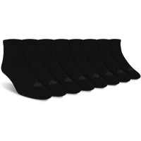 Doctor's Choice Diabetic Socks For Men, Seamless Ankle Socks With Non-Binding Top, Provides Extra Comfort For Gout, 4-Pairs, Black, Large, Size 10-13