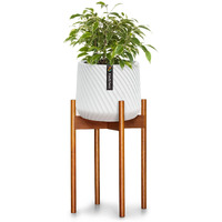 Plant Stand (Plant Stand) M+ Without Planter - Wooden Flower Stand Made Of Sustainable Acacia - Plant Stool - Wooden Plant Stand - Flower Pot Stand - Timeless Wooden Flower Stool
